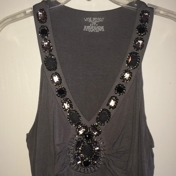 Lane Bryant embellished tank size 14/16 - Picture 2 of 2